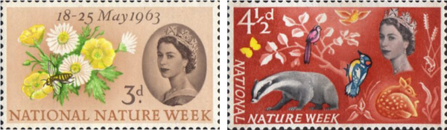 National Nature Week commemorative stamps