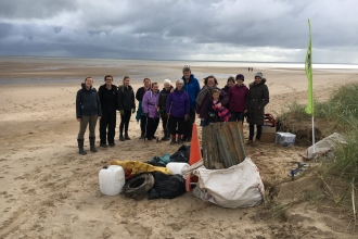 Beach clean