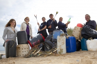 Beach clean