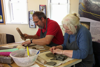 Adult clay pottery workshop with Alan Hill at Gibraltar Point