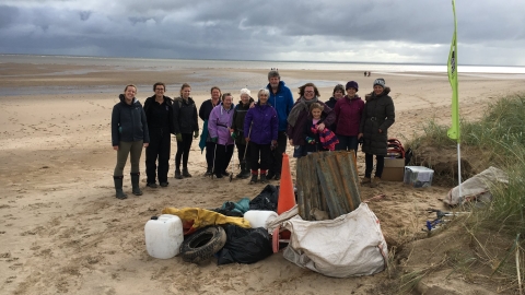 Beach clean