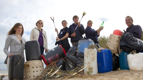 Beach clean