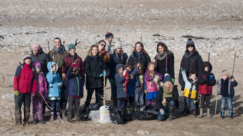 Beach clean