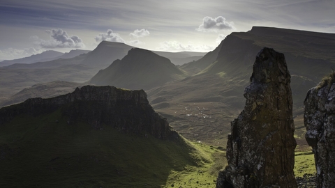 Trotternish, Isle of Skye, Scotland, UK, November 