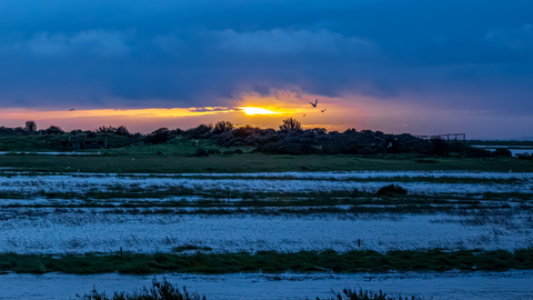 Gibraltar Point at sunrise