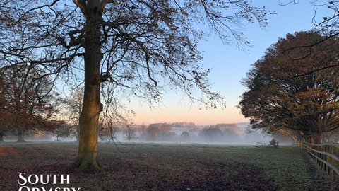 South Ormsby Estate in mist