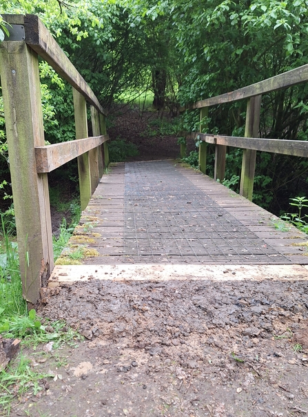 Fixed bridge at Snipe Dales