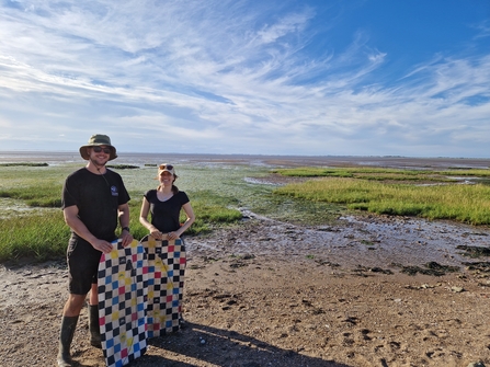 Ed and Kiera at Spurn Point