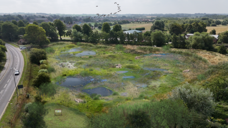 Visualisation of Harrison's Holme as drone image from viewing area