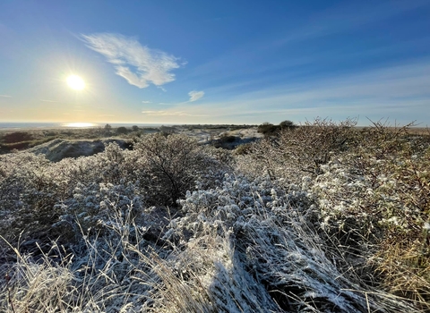 Gibraltar Point view in winter